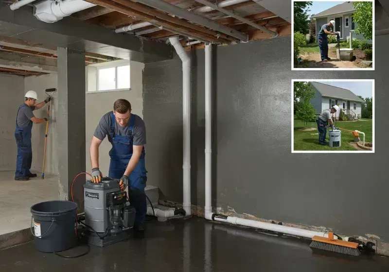 Basement Waterproofing and Flood Prevention process in West Elsdon, IL